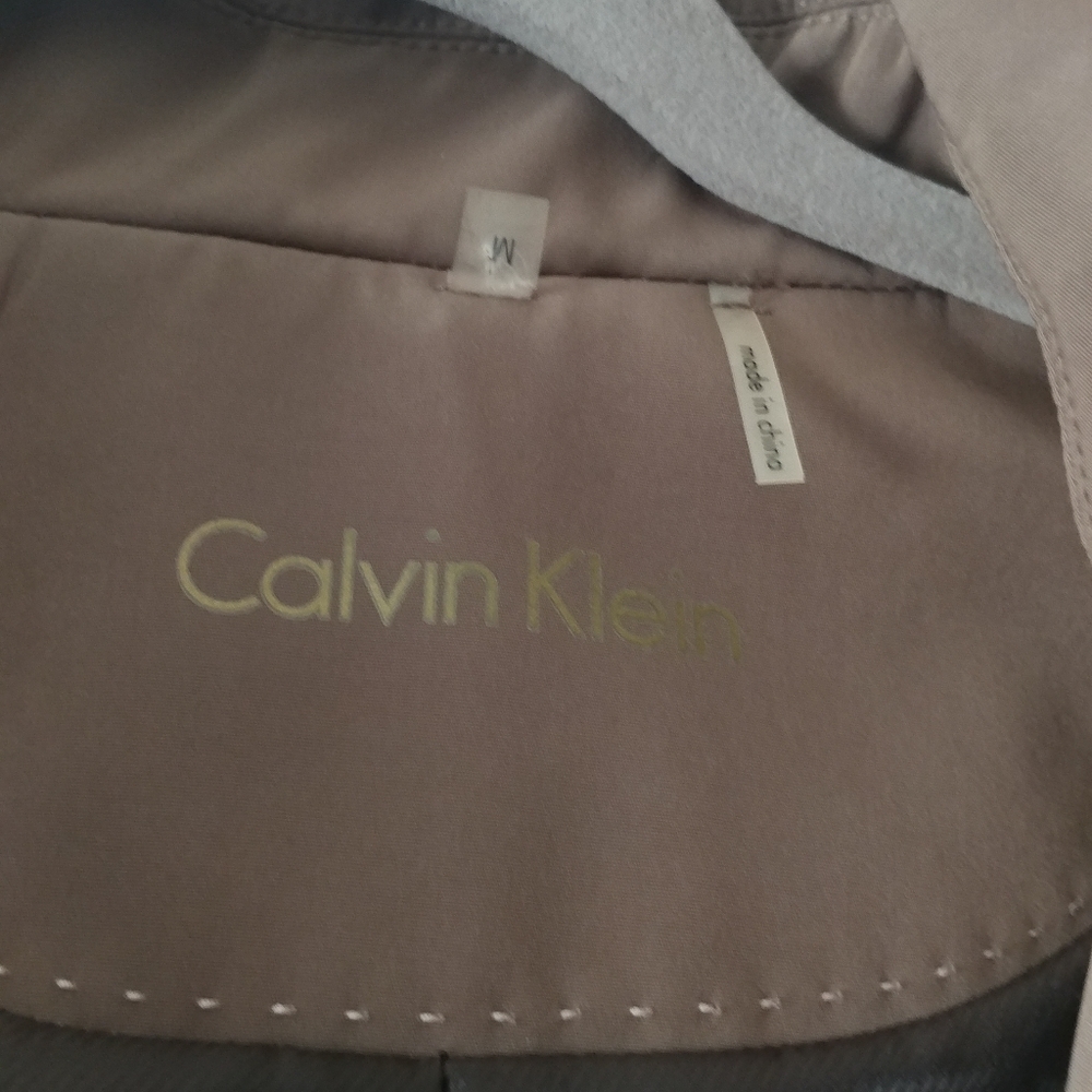 Calvin klein womens brown softshell coat med - Picture 3 of 4
